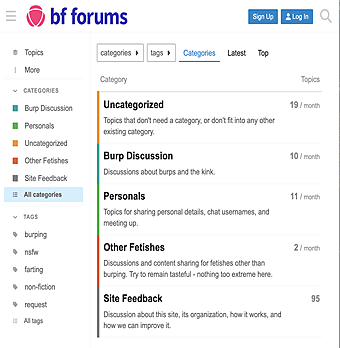 Screenshot of BF Forums for Full Site Review