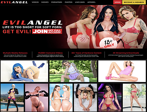 Screenshot of EvilAngel Big Tits for Full Site Review