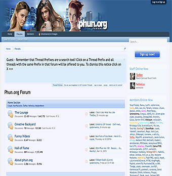 Screenshot of Phun for Full Site Review