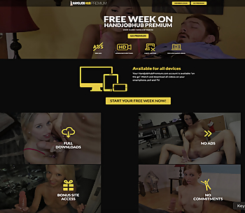 Screenshot of HandjobHub Premium for Full Site Review
