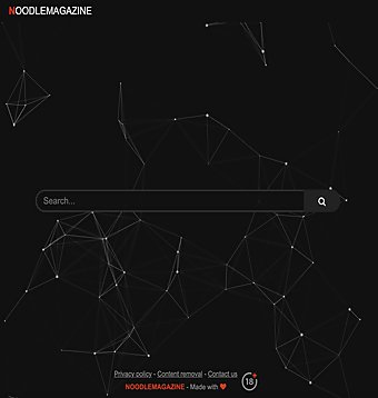 Screenshot of NoodleMagazine for Full Site Review